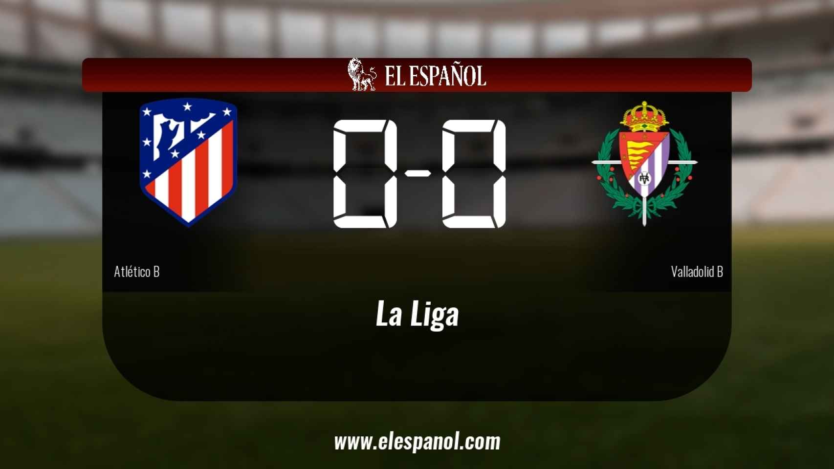 El Atlético B y el Valladolid B empatan (0-0)