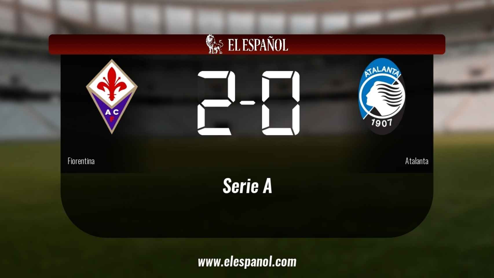 Tres puntos para el equipo local: Fiorentina 2-0 Atalanta