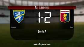El Frosinone cae derrotado ante el Génova por 1-2