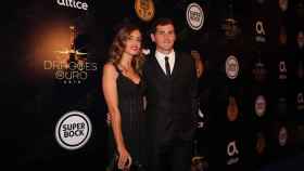 Iker Casillas y Sara Carbonero durante la gala 'Dragón de Oro'. Foto: Twitter (@FCPorto)