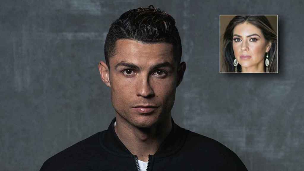Cristiano Ronaldo en un montaje junto a la mujer que lo acusa de violación.
