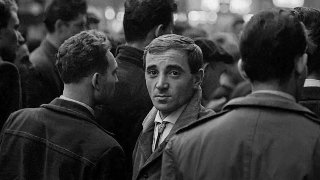 Charles Aznavour en París, 1956.