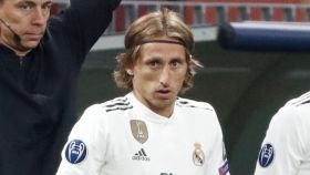 Modric, en el CSKA - Real Madrid