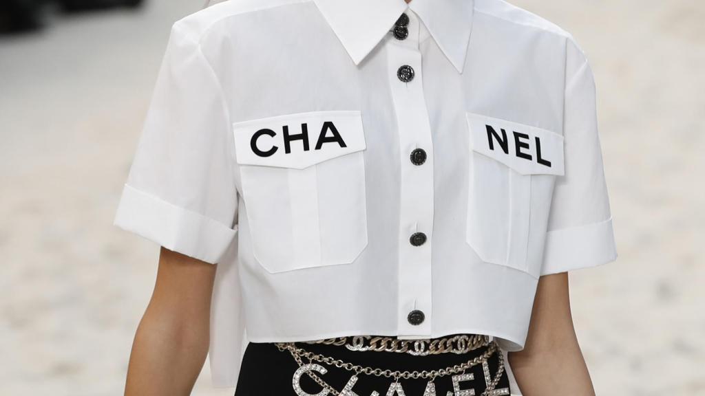 Kaia Gerber en el desfile de Chanel.