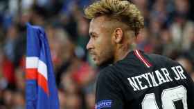 Neymar, en un partido del PSG
