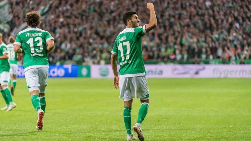 Nuri Sahin, con el Werder Bremen