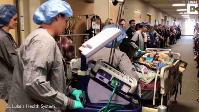 El emotivo homenaje de este hospital a un donante de órganos