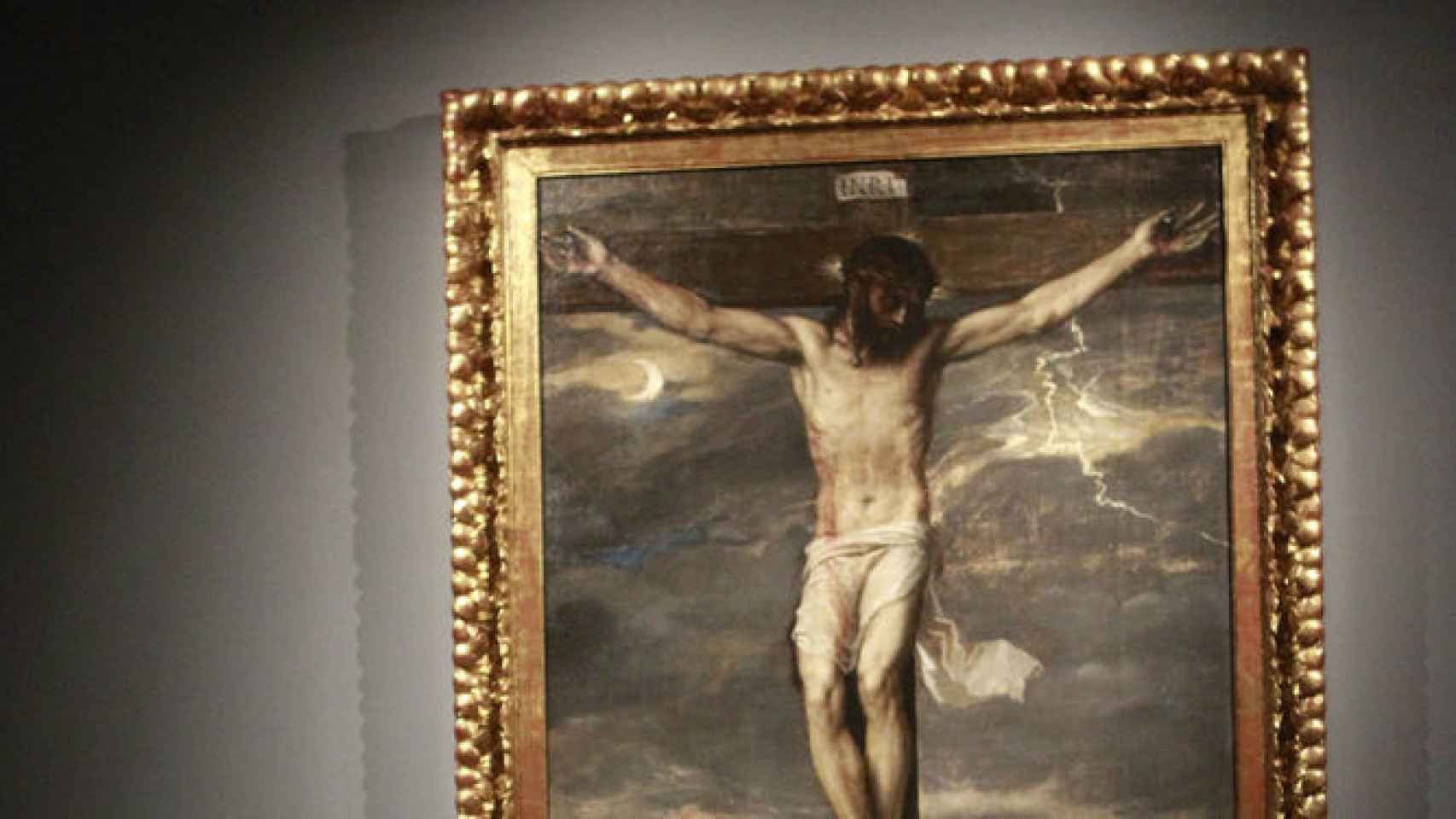 Cristo Crucificado de Tiziano, la obra que se cayó en El escorial.