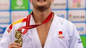 Niko Sherazadishvili, tras ganar la medalla de oro
