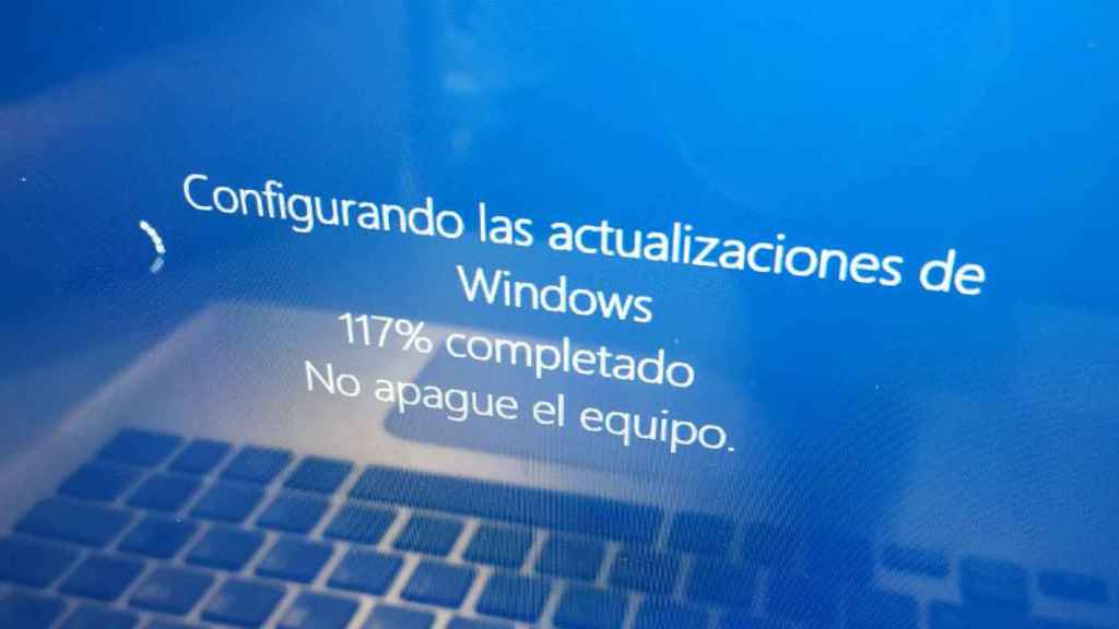 Windows actualizando.