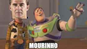 Meme sobre la posible marcha de Mourinho.