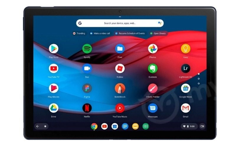Renders muestran posible diseño de la nueva tableta con Chrome OS de Google