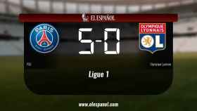 El PSG derrota en casa al Olympique Lyonnais por 5-0