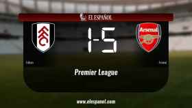 El Arsenal ganó en el estadio del Fulham