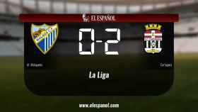 El At. Malagueño cae derrotado frente al Cartagena por 0-2