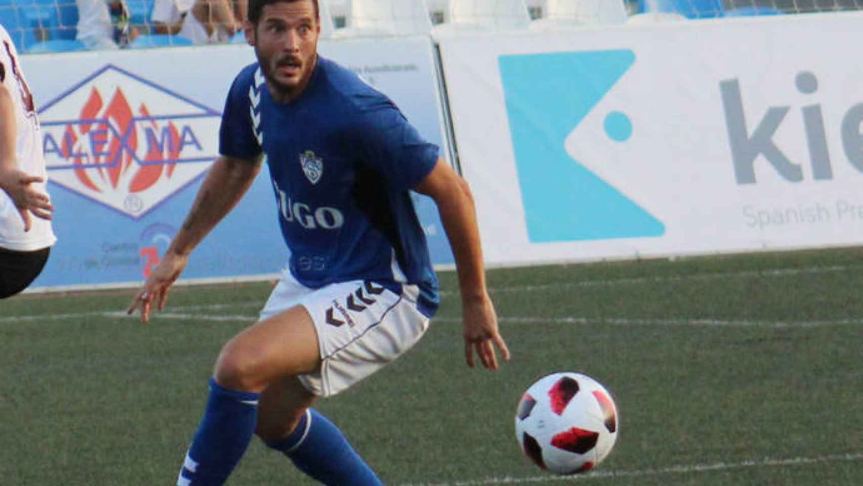Megías fue el autor del gol del Socuéllamos. Foto: @YugoUDS