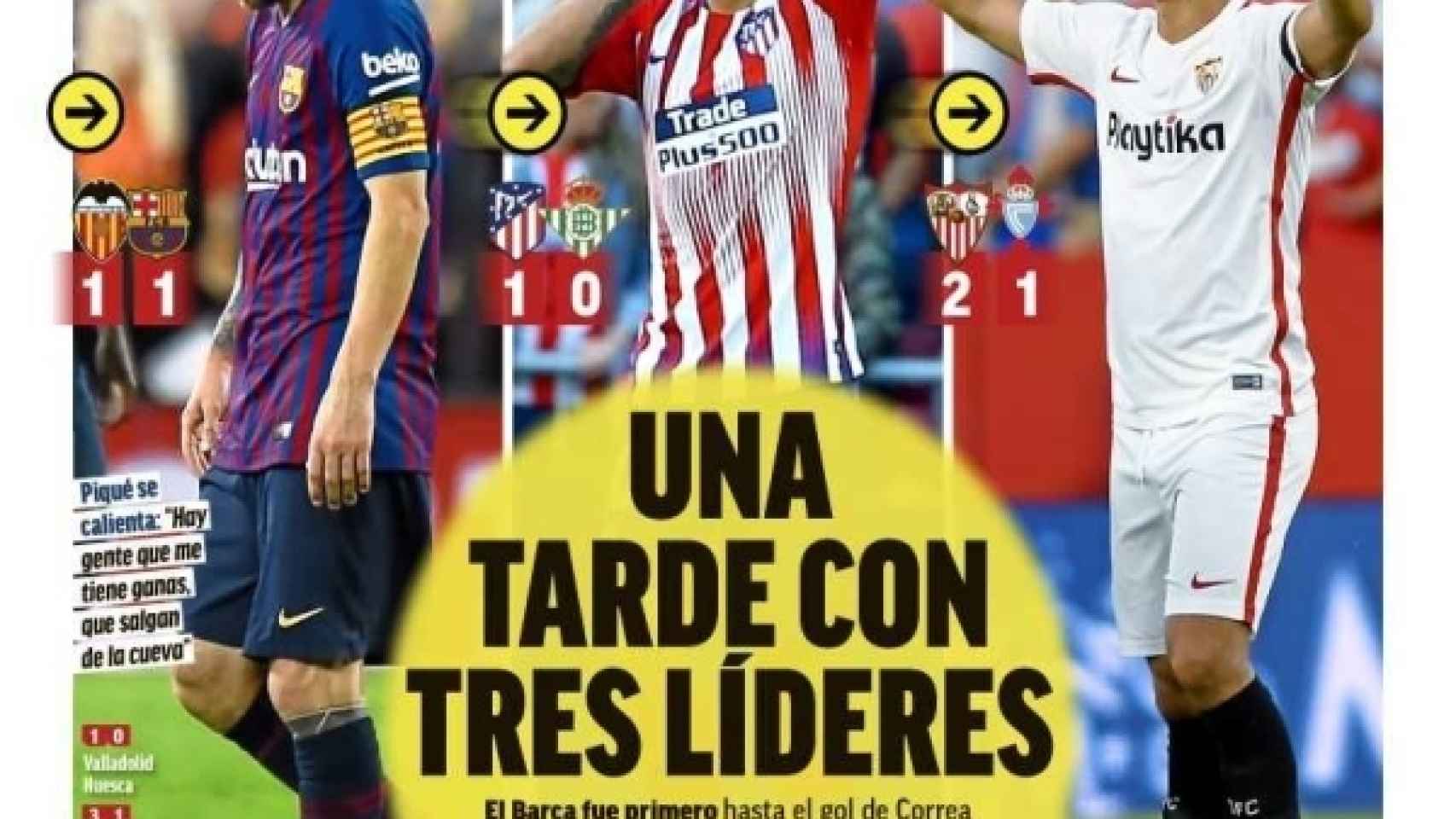 La portada del diario MARCA (08/10/2018)