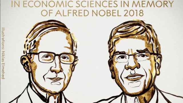 William D. Nordhaus y Paul M. Romer, premios Nobel de Economía.