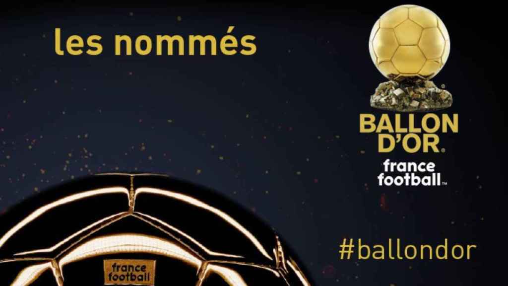 Los nominados al Balón de Oro 2018