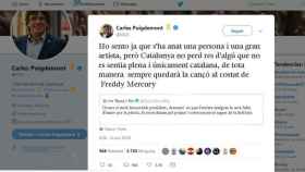 El tuit que evidencia la frialdad del independentismo con la muerte de Montserrat Caballé