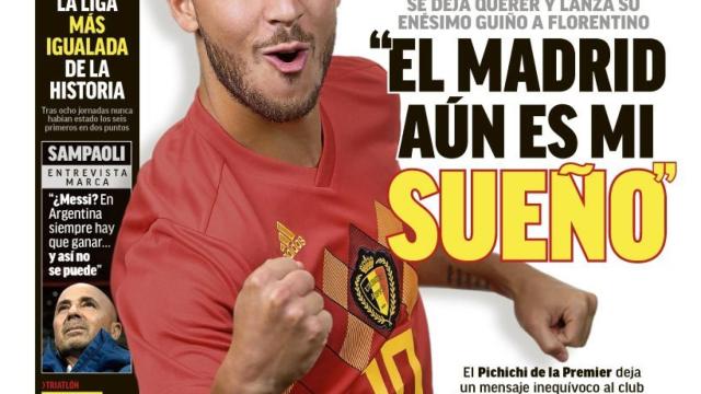 Portada del diario MARCA (09/10/2018)