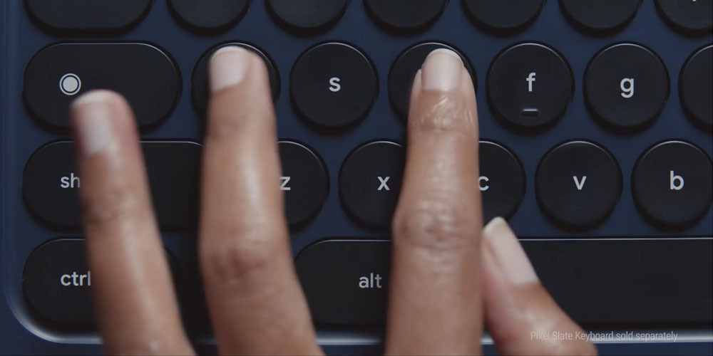 teclado google pixel slate tablet convertible