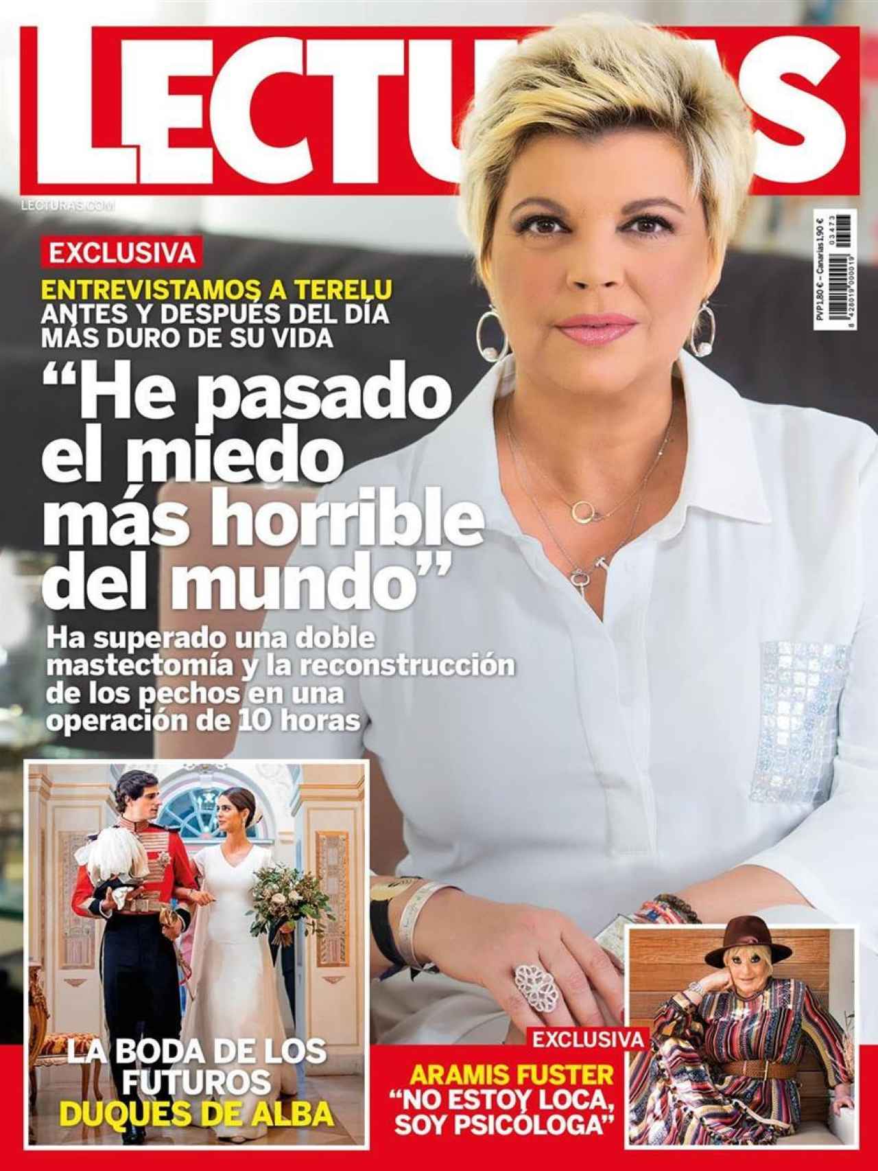 Terelu Campos en la portada de la revista Lecturas