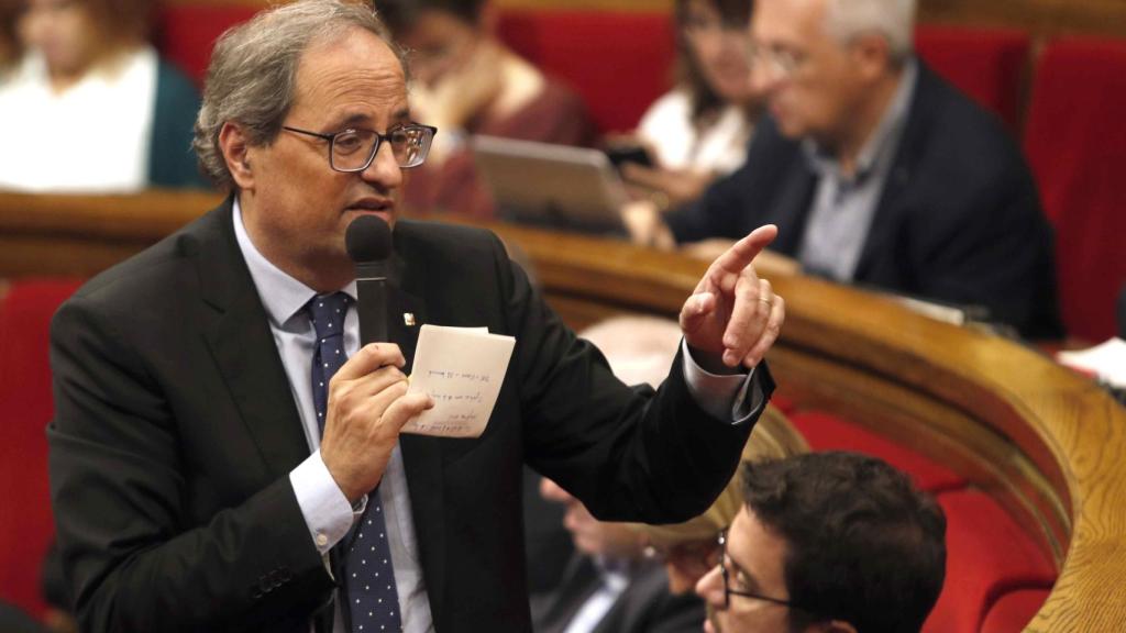 El presidente de la Generalitat, Quim Torra, en una imagen de archivo.