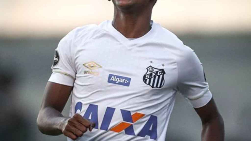 Rodrygo, jugador del Santos. Foto: Instagram (@rodrygogoes)