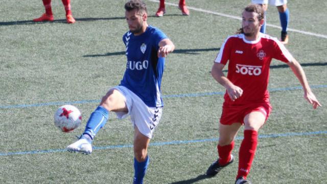 Rivero en un partido de la pasada temporada. Foto: UD Socuéllamos