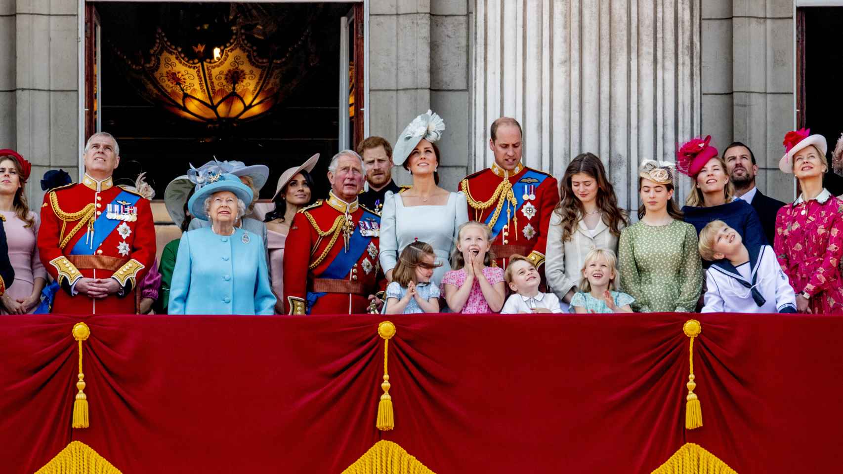 Miembros de la Familia Real británica en una imagen de archivo.