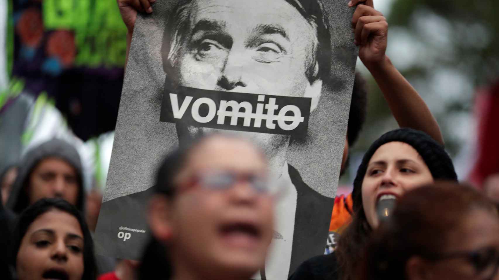 Manifestación contra Bolsonaro en Sao Paulo