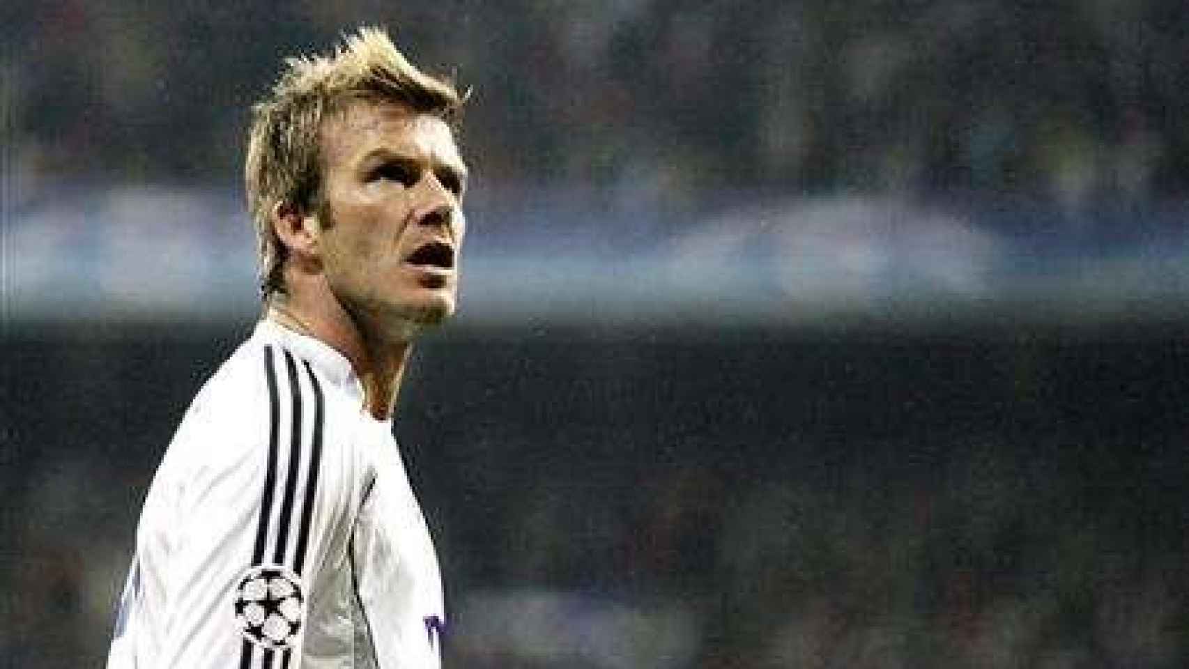 Beckham, en su etapa en el Real Madrid.