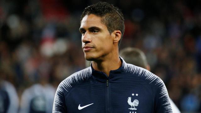 Varane, con la selección de Francia