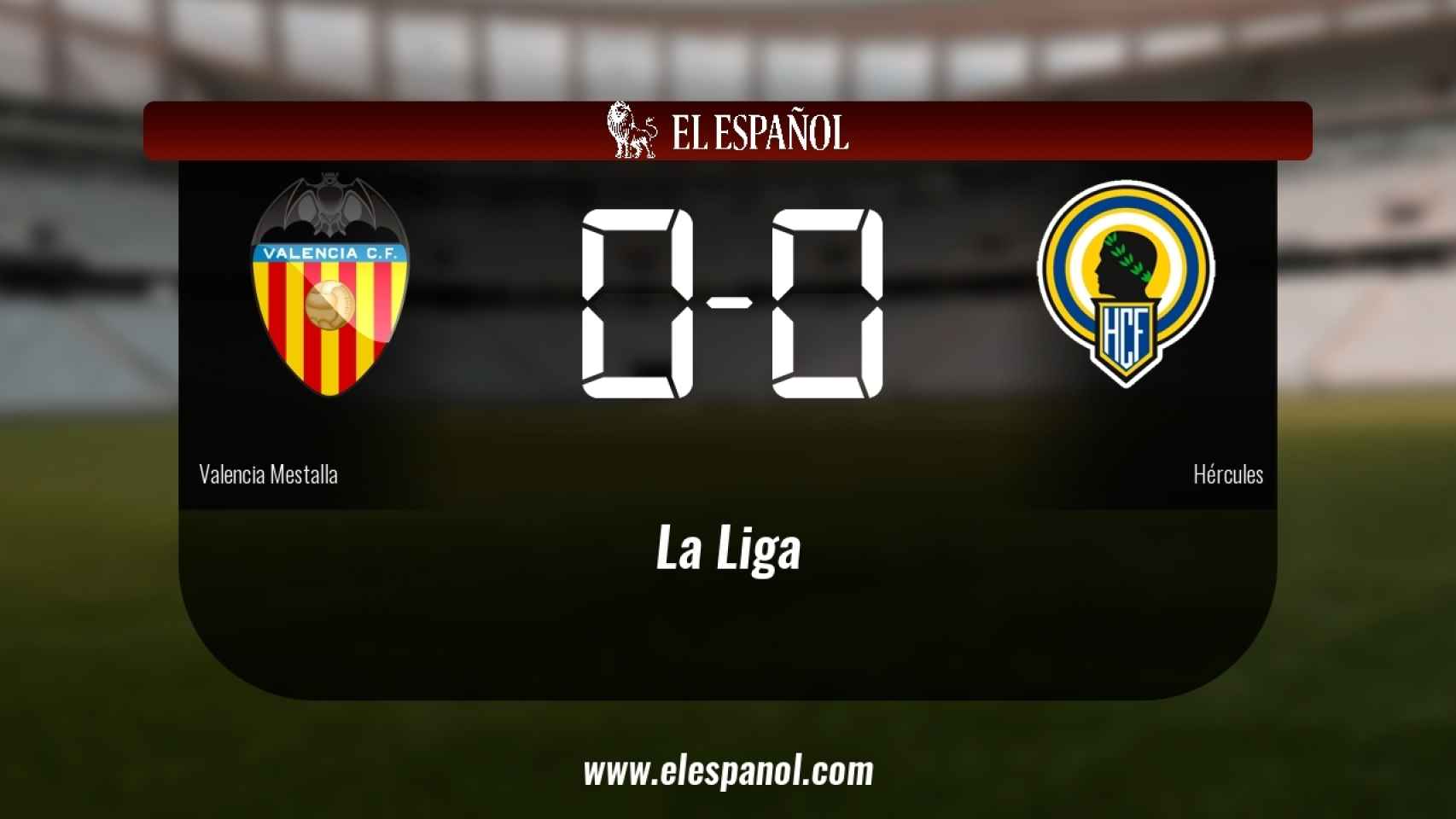 El Valencia Mestalla y el Hércules sólo sumaron un punto (0-0)