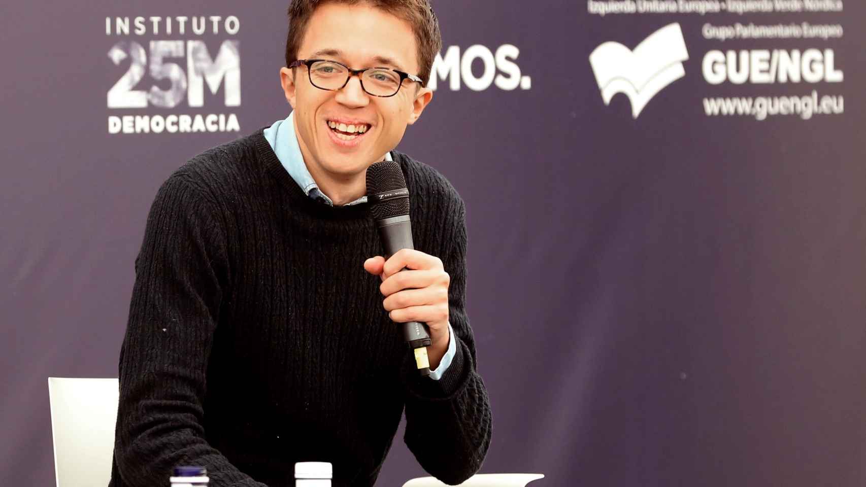 Errejón durante su intervención en la universidad de Otoño de Podemos
