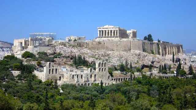 Acrópolis de Atenas.