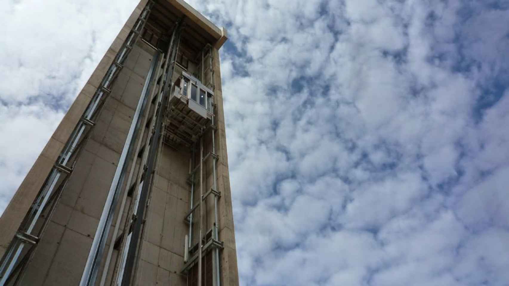 Imagen del ascensor panorámico.