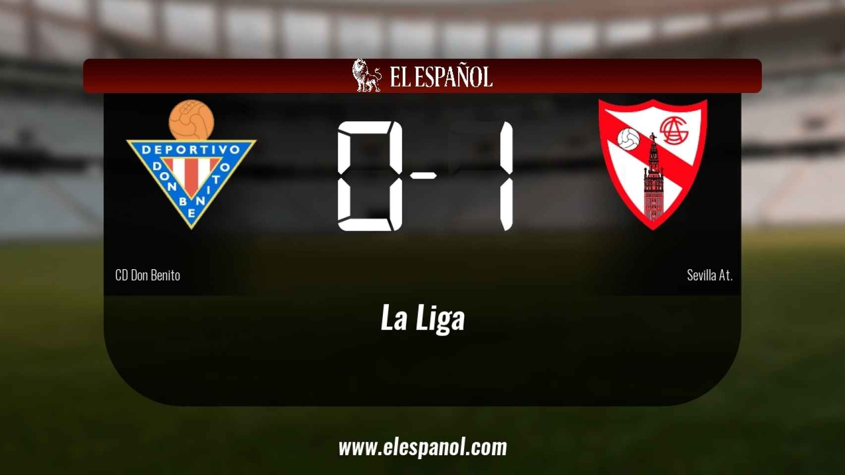 El Don Benito cae derrotado frente al Sevilla At. (0-1)