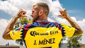 Jérémy Ménez, jugador del América. Foto: Twitter (@jeremy_menez187)