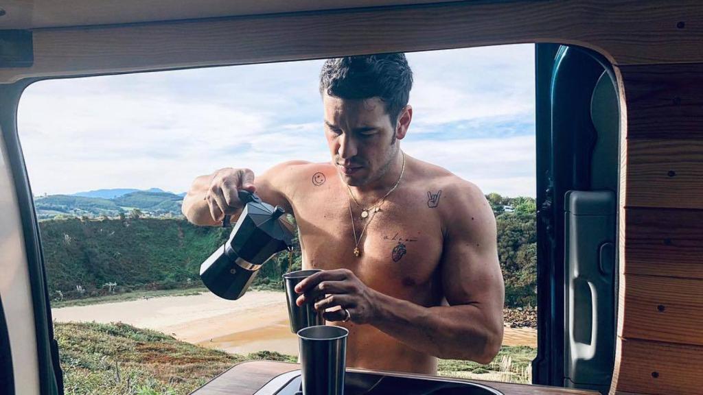 Mario Casas, en su última foto en Instagram.