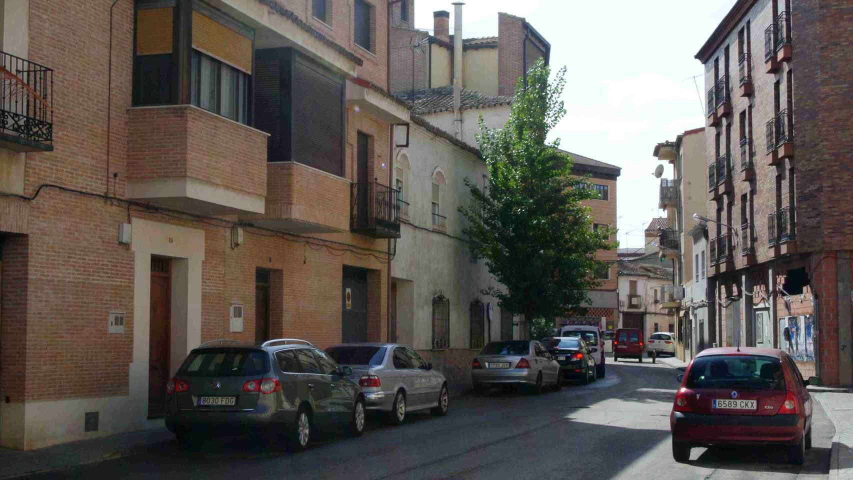 Calle Cardenal Reig, en Ocaña (Toledo), una de las repobladas en la operación de empadronamiento masivo.