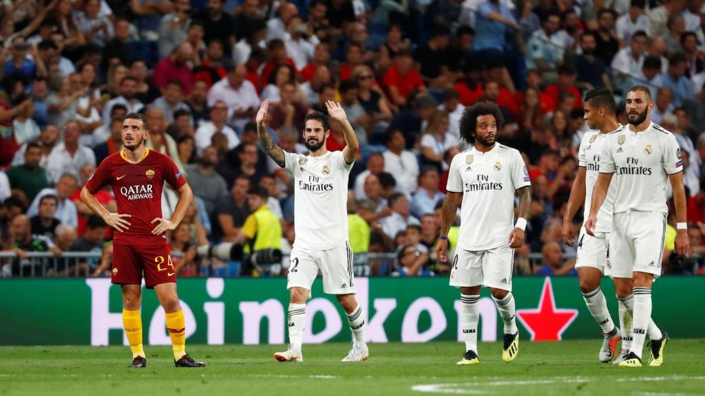 Isco y Marcelo, en un partido del Real Madrid