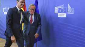 Sánchez ha abordado los Presupuestos en la reunión que ha mantenido con Juncker en Bruselas