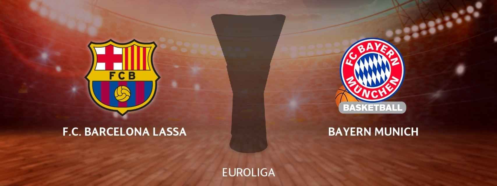 Barcelona Lassa - Bayern Munich, siga en directo el partido de la Euroliga