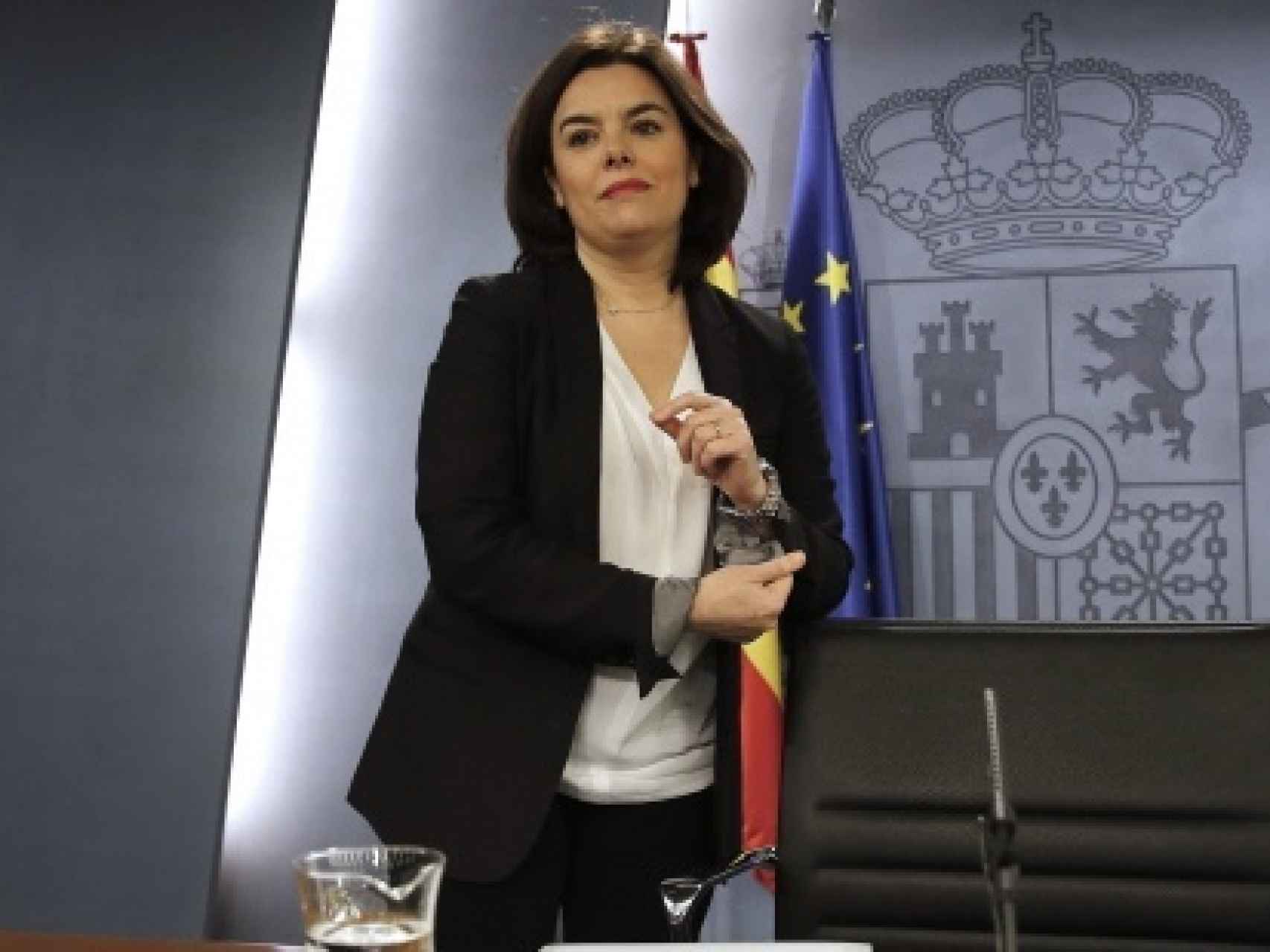 La exvicepresidenta, Soraya Sáenz de Santamaría, en una imagen de archivo.
