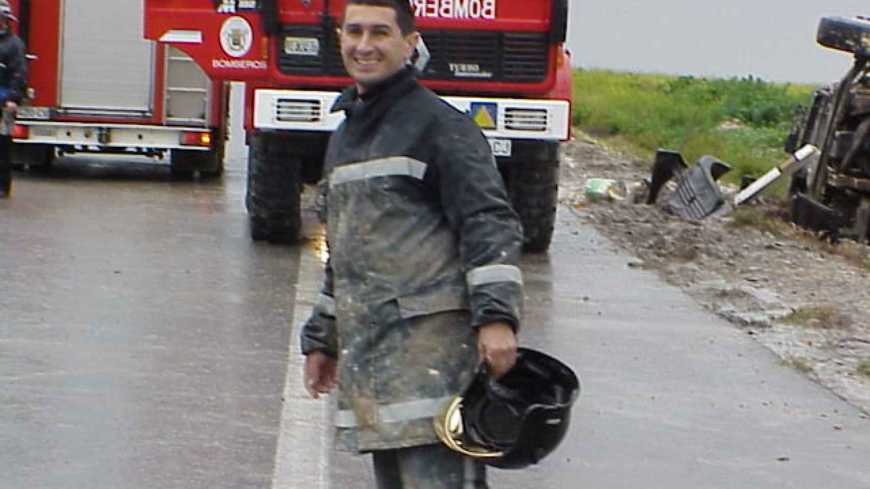 Daniel Gil, hermano del bombero fallecido, en una imagen de 2010.
