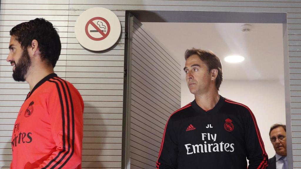 Rueda de prensa de Julen Lopetegui tras el entrenamiento del Real Madrid