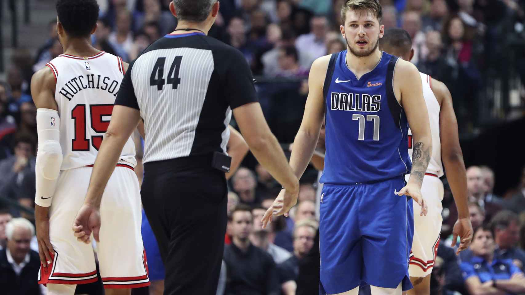 Luka Doncic frente a los Chicago Bulls