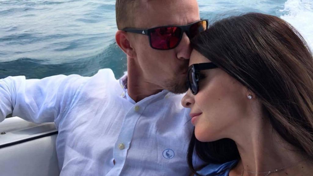 José María Gutierrez 'Guti' y su mujer Romina Belluscio
